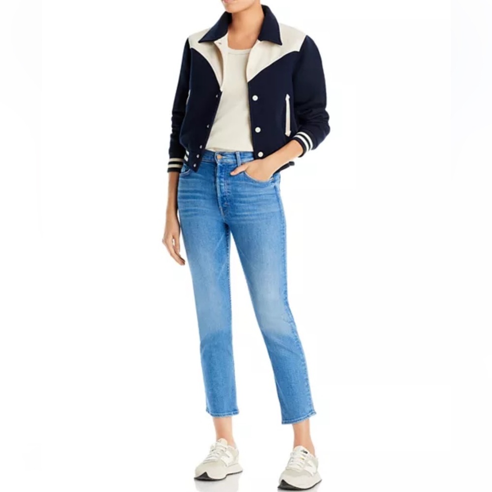 Mother The Tomcat High Rise Straight Leg Jeans